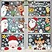FullJoyHut 362pcs Adesivi Natale Vetro Finestre Natale Vetrofanie Addobbi Sticker Decorativi PVC Decorazioni Natale Renna Babbo Adesivo Statico Decals Decalcomanie Finestra per Decori Casa Festa