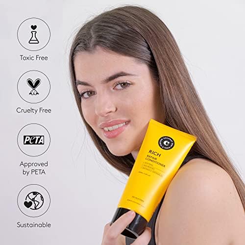 Miniatura 5 de COCUNAT  Acondicionador rico  Cabello seco, dañado o teñido  Nutrientes naturales  Puntas abiertas  Frizz  Sin siliconas  Hidratación  Adecuado para