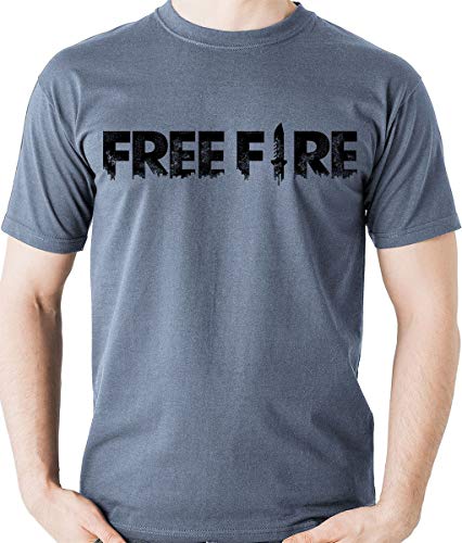 Camiseta Free Fire Logo - Frente e costas - Game