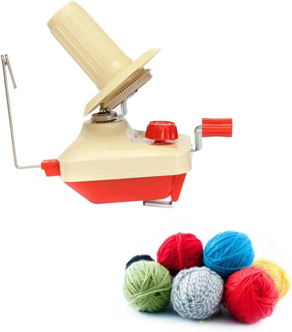 ULDIGI Small Size Hand Winder Yarn Ball Winder Portable Detachable Folding Yarn Guide Arm