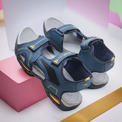 Image of ASIAN Vistara-47 Men's Sandals with Adjustable Straps, Cushioned Footbed & Anti-Skid Sole | Stylish Outdoor Sandals | Lightweight, Ideal for Travel & Beach