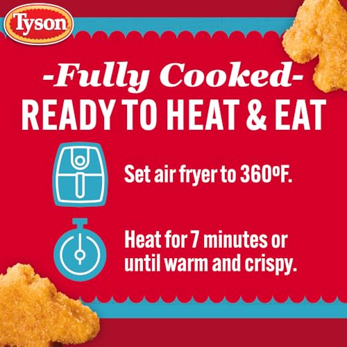 Tyson Fully Cooked Fun Dinosaur Chicken Nuggets, 29 oz (Frozen)