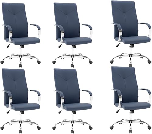 Miniatura 26 de LeisureMod Sonora - Silla de oficina ejecutiva ergonómica de cuero con respaldo alto y altura ajustable y giratorio para el hogar y la oficina Negro