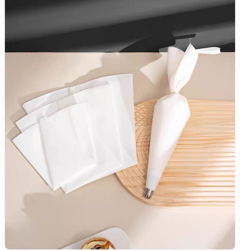 JJUNW Reusable Piping Bags Set - 14, 16, 18 Inch Pastry Cloth Bags For Cake Decorating & Frosting