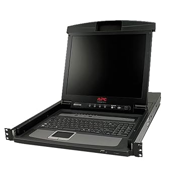APC AP5808 17" Rack LCD Console with Integrated 8 Port Analog KVM Switch