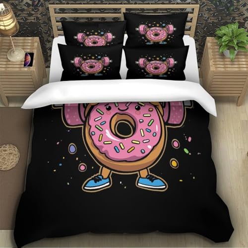 Parure de lit microfibre résistante super douce motif 3D
