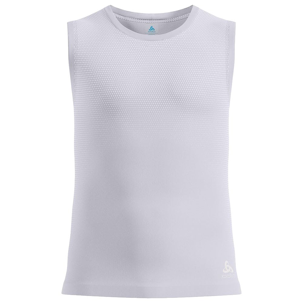 Odlo Funktionsunterwäsche Performance Light Tanktop Ärmellos für Herren | Baselayer, Funktionsshirt, Singlet, Rundhals Kurzarmshirt für Wandern, Outdoor & Sport, Taillierte Passform