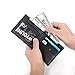 Genuine Leather Bifold Wallet with 3 Card Slots and ID Window For Mercedes Benz (Black, Mercedes Benz)