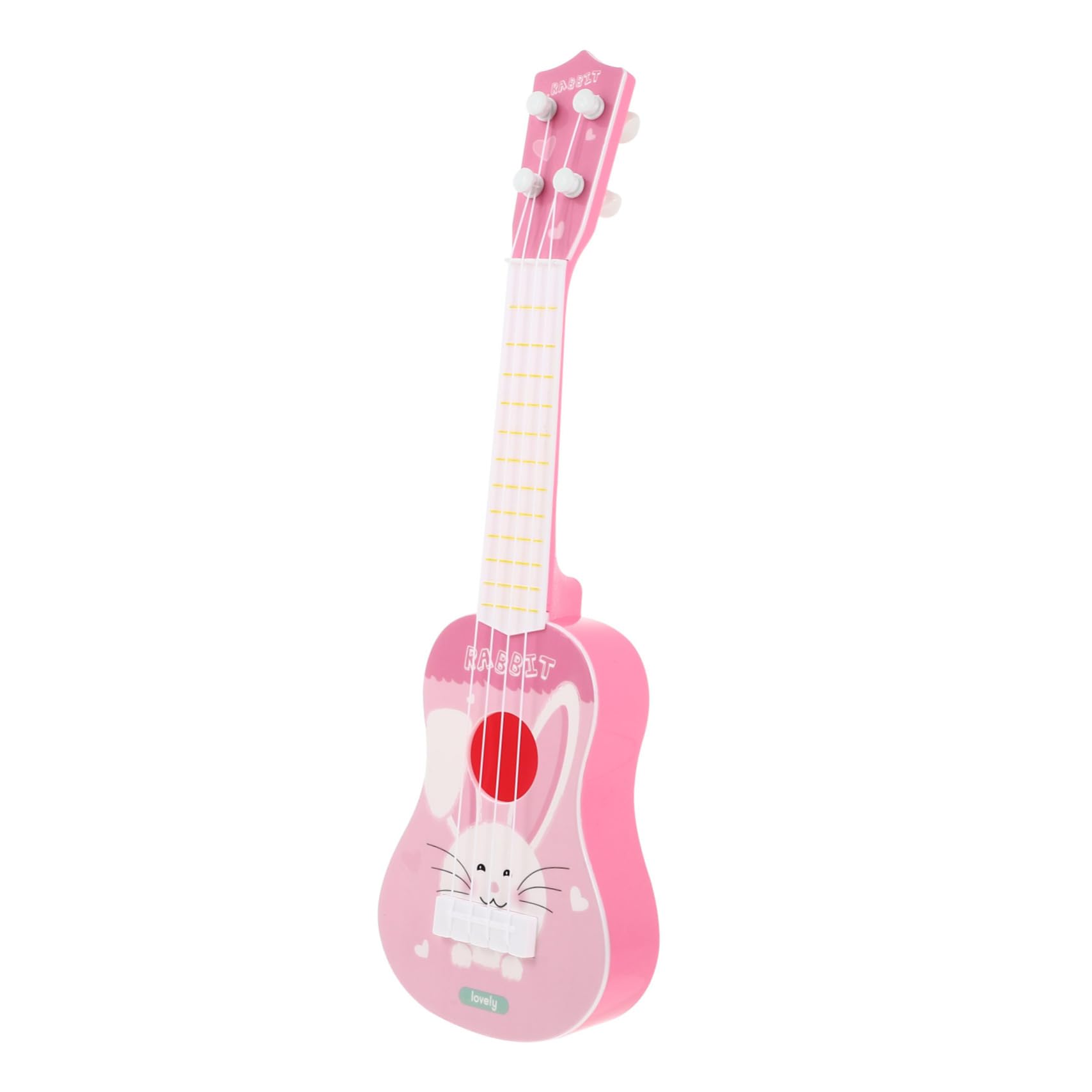 Instrumentos De Cuerda Ukelele para Niños Mini Guitarra De Juguete Modelo De Instrumento Musical Mini Juguetes para Niños Juguete De Guitarra para Niños Guitarras El Plastico Rosa ifundom