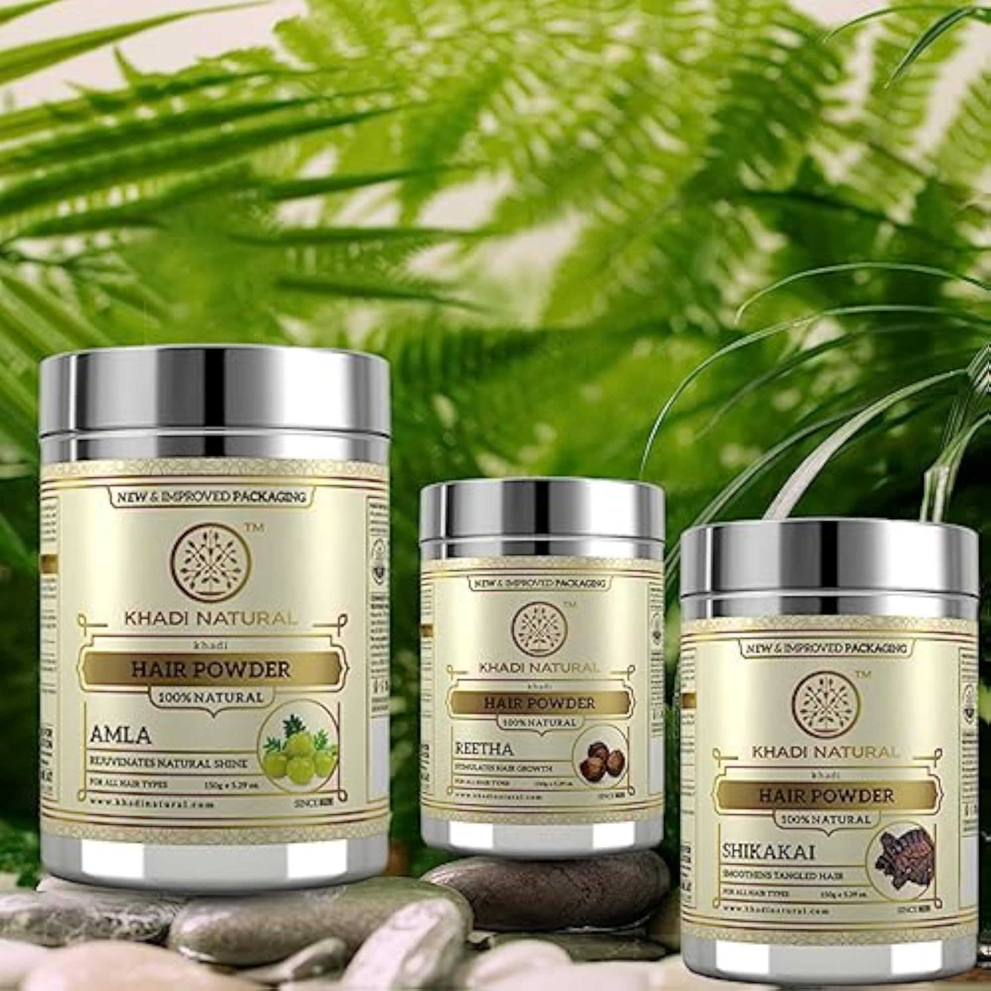 Amla, Reetha & Shikakai Powders Hair Care Combo
