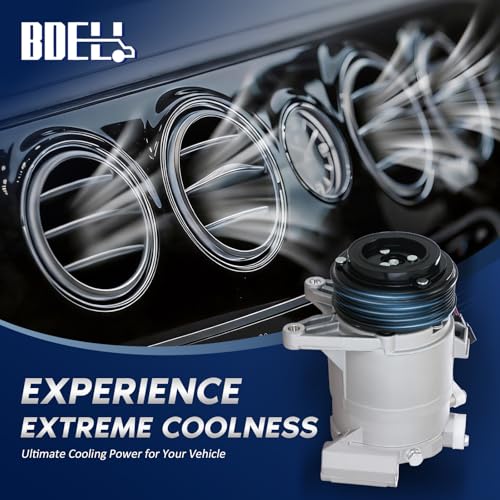BDELI Air Conditioning AC Compressor Replacement for 3.5 2009-2014 Nissan Maxima Murano, 2013-2014 Pathfinder, 2011-2015 Quest, AC Compressor 2013 Infiniti JX35, 2014-2015 Infiniti QX60, CO11319C