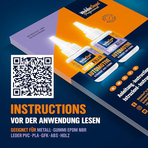 Industrie Sekundenkleber Automotive für Auto - Hochleistungskleber 25g mittlere Viskosität