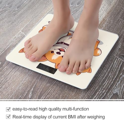 Báscula digital para baño con diseño de perro Shiba Inu 400 lb miniatura 5