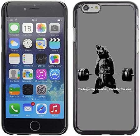 Graphic4You Gym Motivation Quotes Training Thin Slim Rigid Hard Case Cover for Apple iPhone 7 Plus