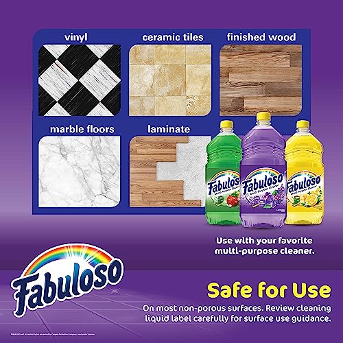 Fabuloso Microfiber Cleaning Mitt, Blue, One Size Fits All - Lint-Free, Scratch-Free Glove for Surfaces and Furniture - Dustless Hand Cloth for Bold & Bright Experience