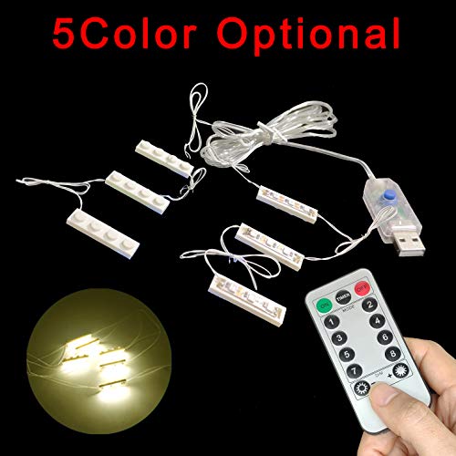 1 Pack X LED Down Lights (USB Powered Brick Warm White LED), Compatible