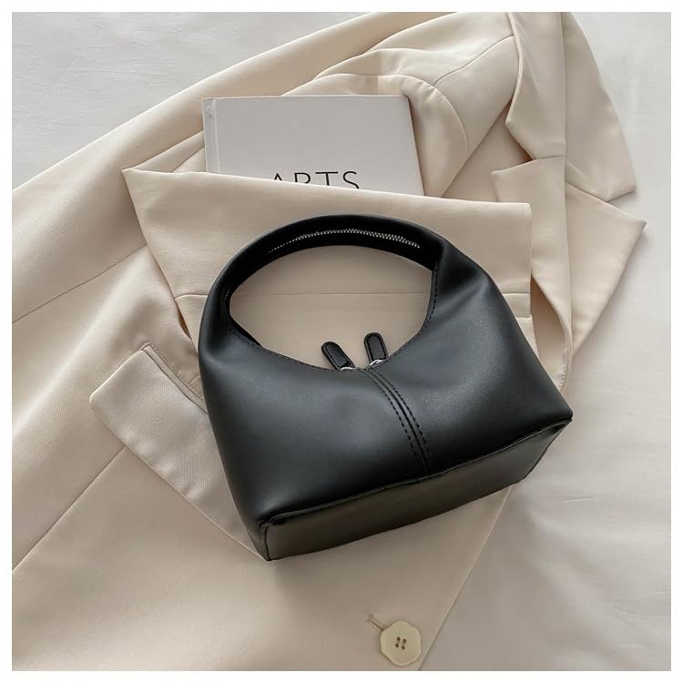Bolso pequeño con asa superior para mujer, mini bolso de color caramelo, bolso veraniego sencillo para compras miniatura 4