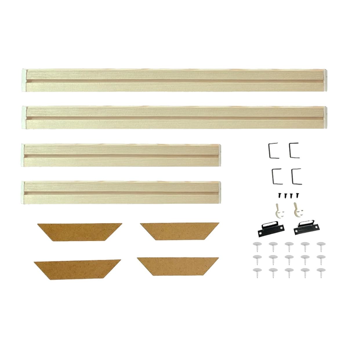 Toile décoration bureau : cadre photo bois 60x90 cm contre les murs vides