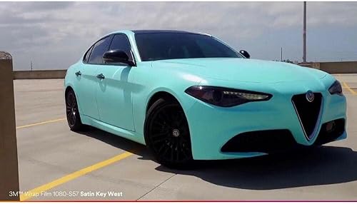Miniatura 7 de 3M 2080 - Película de vinilo para coche, Satin Key West  S57  (Muestra 3 x 5 pulgadas)