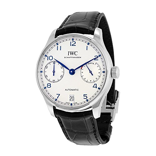 IWC Men's Swiss Automatic Watch with Stainless Steel Strap, Black (Model: IW500705) 5166tbCFZDL