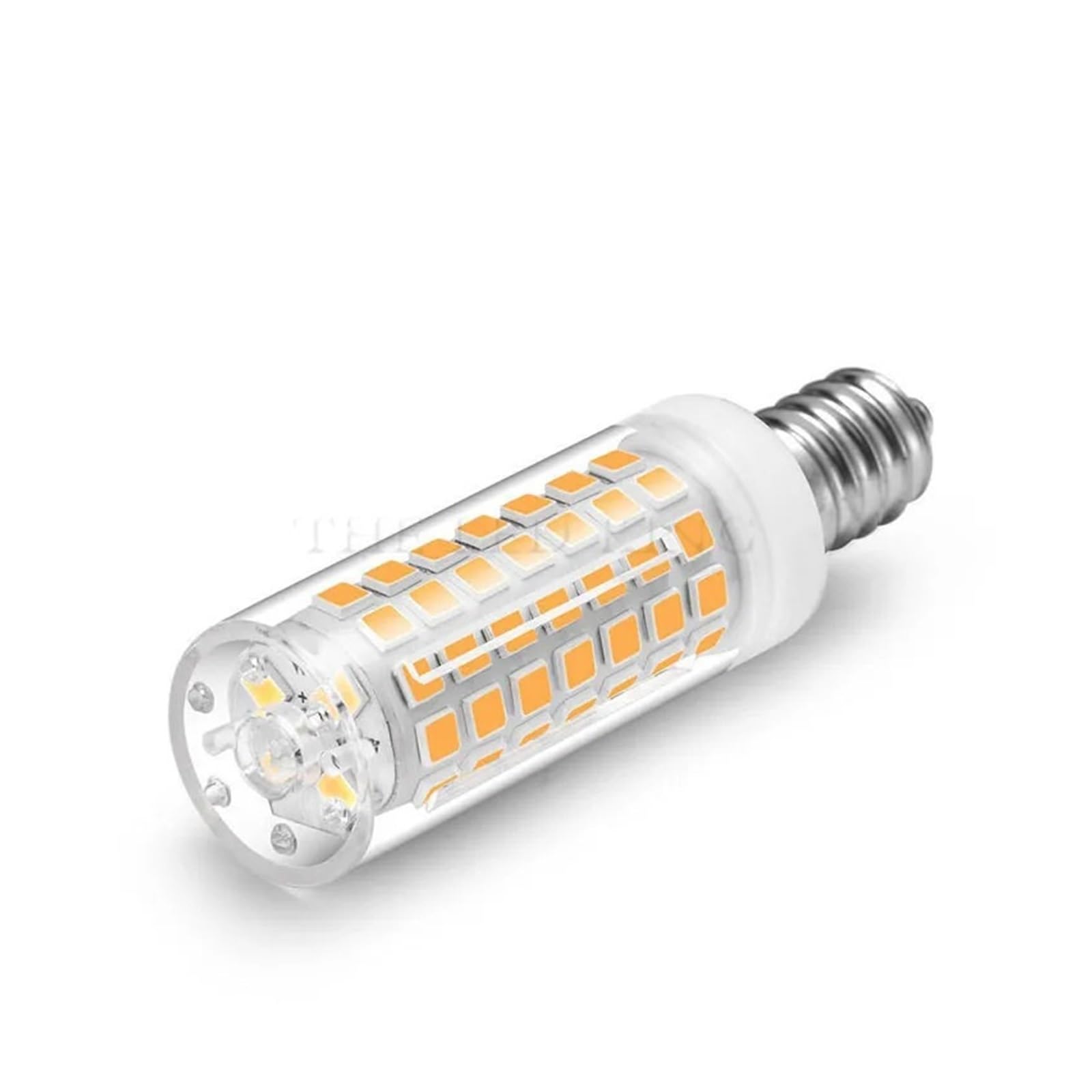 eufeifeiegds 1 szt. Żarówka LED E14 7W zamiennik żarówki kukurydzianej do okapu kuchennego, komina, lodówki i kuchenki(4pcs,Cold White,9W 75LEDs)
