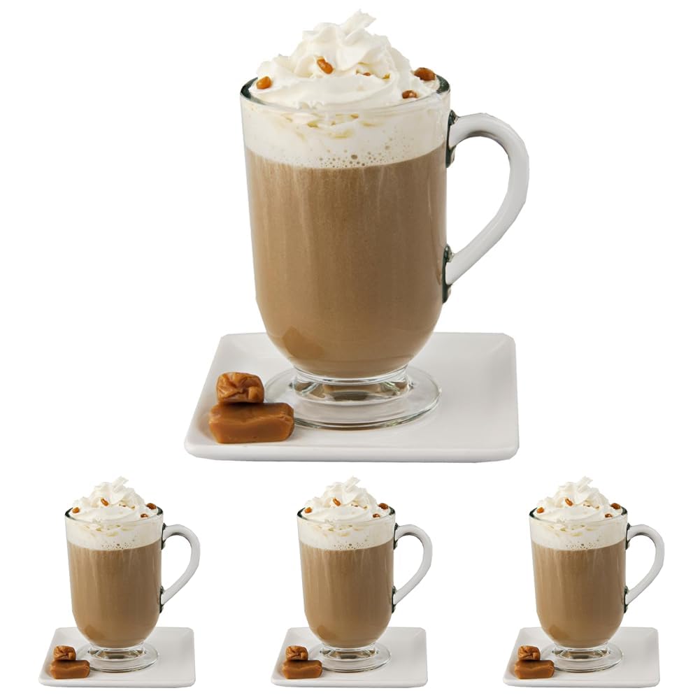 YANKEETRADERS Creamy Caramel Cappuccino Mix, 16 Oz Bag, Sweet Espresso Blend (Pack of 4)