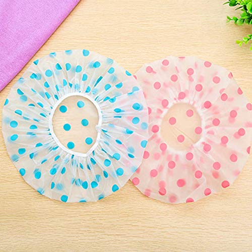 ayushicreationa Reusable Waterproof Bathroom Shower Caps for Women, Kids, Men, Babies, Homes, Spas, Salons, Hair Treatment, Beauty Parlors (Color_Multi) (Pack of 3) 3