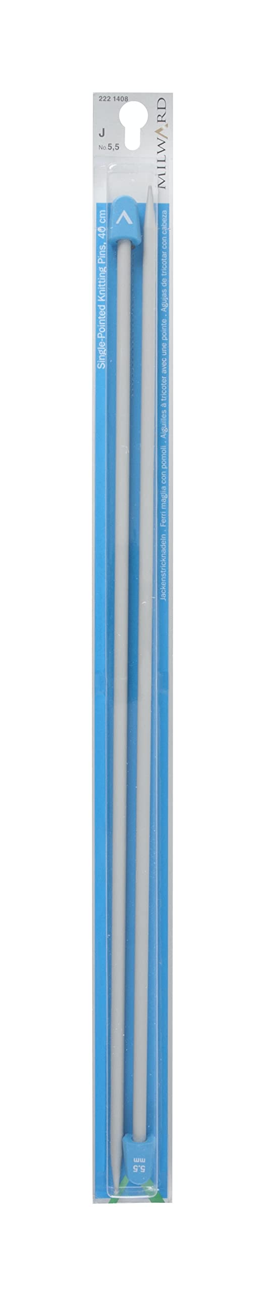 Milward 5.5 mm/ 40 cm Assorted Single-Pointed Knitting Pins