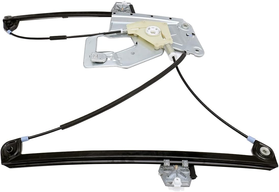Front Left Drivers Side Power Window Regulator with Motor fit for 2001-2003 for 525i 1997-2000 for 528i 1999-2000 528iT 2001-2003 530i 1997-2003 540i 1999-2000 540iT 2000-2003 M5