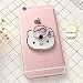 ZOEAST(TM) Phone Ring Panda Cat Kitty Universal 360° Rotating Phone Buckle Tablet Finger Grip Stand Holder Kickstand Tablet Compatible with iPhone 5 6 6S SE 7 8 Plus XS Max Android iPad (Pink Kitty)