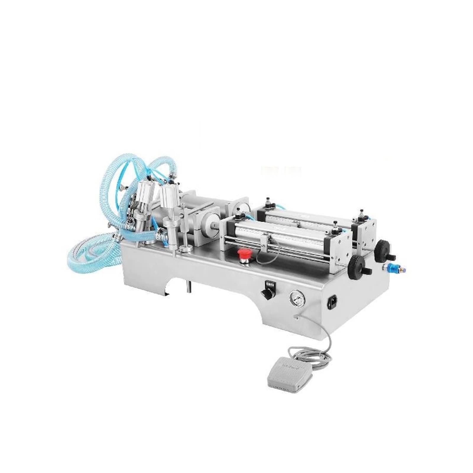 Otenc One Color Liquid Filling Machine 100-1000Ml High Viscosity Two Nozzle And Paste Filler,Improving Efficiency