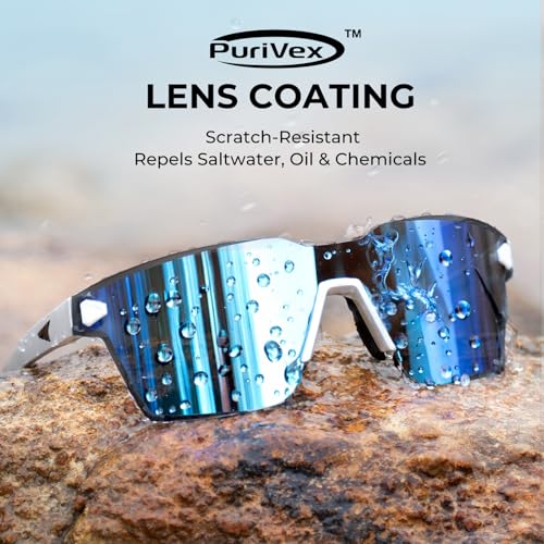 Image of KastKing Tarkio Polarized Fishing Sunglasses, One Piece PC Lens Rimless