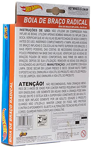 Boia de Braço Radical Hot Wheels Azul