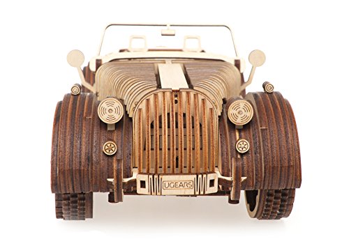 Ugears Mechanical Models Roadster Vm-01 3-D Wooden Puzzle #TOP3