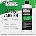 U.S. Art Supply 16 oz Matte Acrylic Varnish for Acrylic Painting, Permanent Clear Protection, Reduces UV & Photography Glare