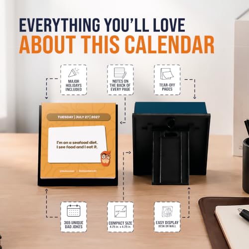 Image of 2027 Dad Joke Calendar | 365 Funny Jokes Daily Desktop Calendar