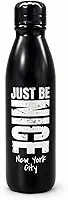 Garrafa Alumínio 750ml Squeeze Térmico Preto Premium Academia Fitness Esportiva Reutilizável Portátil Resistente Garrafa Água Academia Tampa Rosqueável Moderna (Preto Fosco)