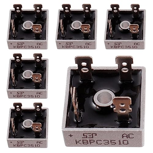 Image of BOJACK KBPC3510 35A 1000V Bridge Rectifier Diodes Axial KBPC3510 35 Amp 1000 Volt Full Wave Electronic Silicon Diodes (Pack of 6)