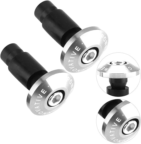 Miniatura 6 de Fydun Tapas de enchufe deslizante para manillar de motocicleta para carreras ATV Offroad 0.866 in 78inch (plata)