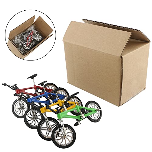 Mini Bike Finger Bike Finger Skateboard Set,Excellent Functional Miniature Toys Mini Extreme Sports Finger Bicycle Skateboard Cool Boy Toy Creative Game Toy Set Collections Cake Decoration (4Pcs) #TOP6