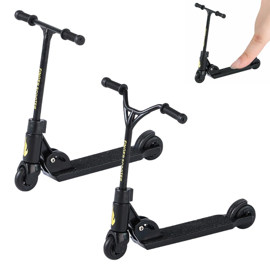 Mini skateboard Skateboard da dita 2 pezzi, Monopattino a quattro dita, Set Monopattino da dita, Set Monopattino da dita, Skateboard da dita