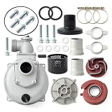 YIYANTO 2 Inch Semi-Trash Water Pump Rebuild Kit Replacement for Harbor Freight for Predator 212cc for Pacific...