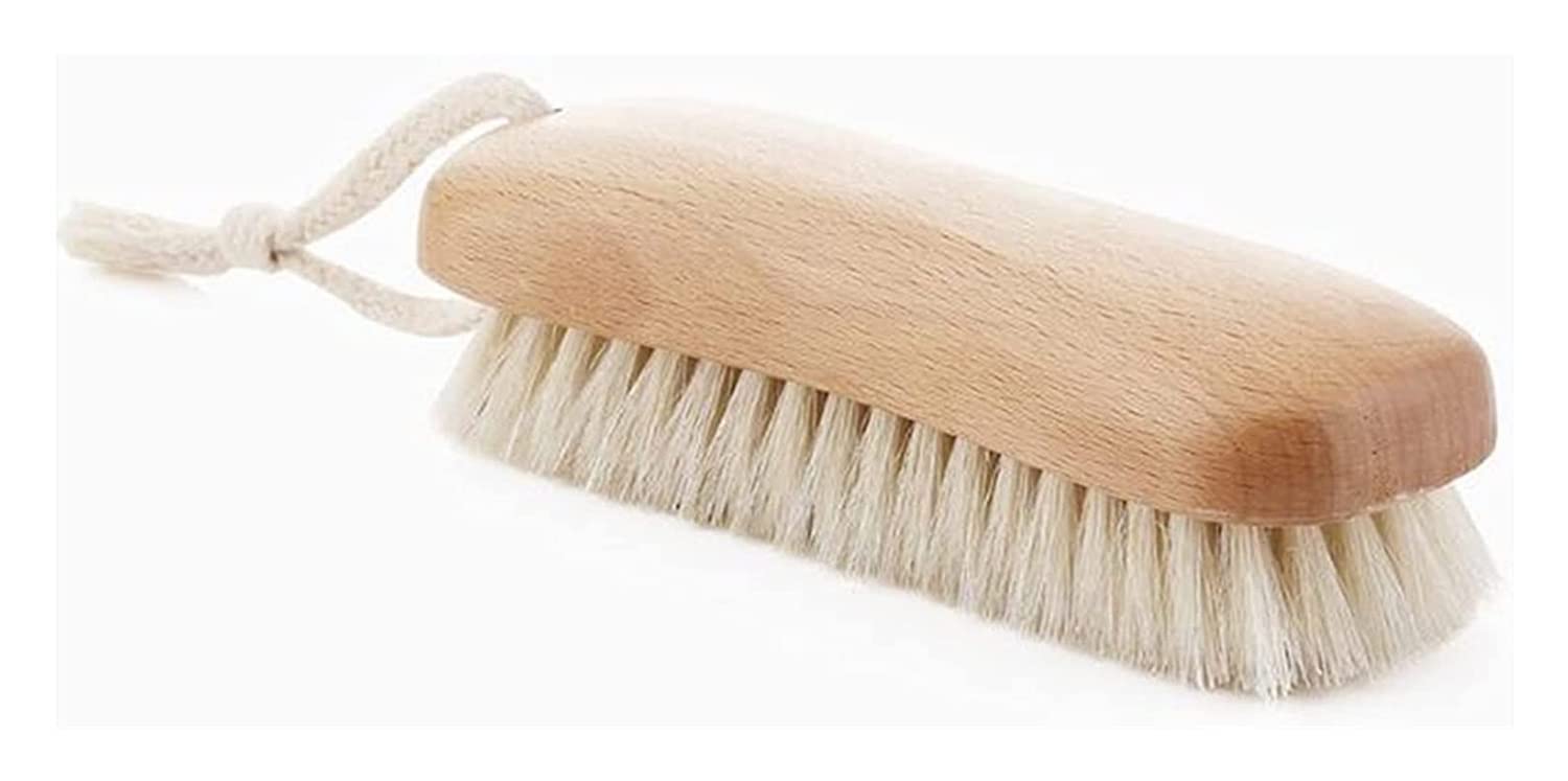 Schuhbürste, Reinigungsbürste aus Holz Wäschebürsten Haushaltswäsche Kleidung Reinigungsbürste Plattenbürste Schuhe waschen Borstenbürstenbürste
