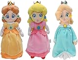 NITCA 3Pcs/Set Princess Peach Daisy Rosalina Plush Toy Stuffed Animals Soft Merry Cute Cartoon Stuffed Doll 10.5'