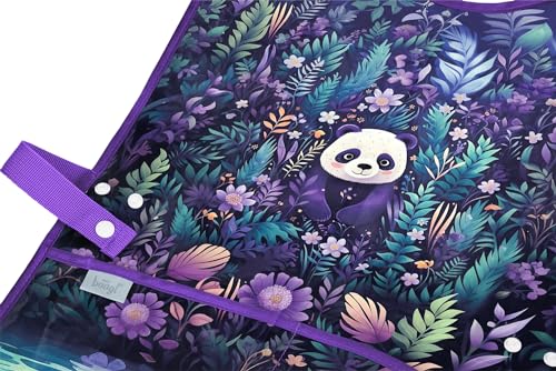 Baagl Kinderschürze Mädchen Jungen Kochschürze Malschürze - Jungle Panda – Ansicht 3