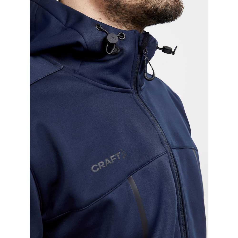 Craft Kurtka softshell Mężczyźni Adv Explore Winddichte, Wasserabweisende Softshelljacke Herren., 2 Seitentasche, 1 Innentasche., Übergangsjacke Herren