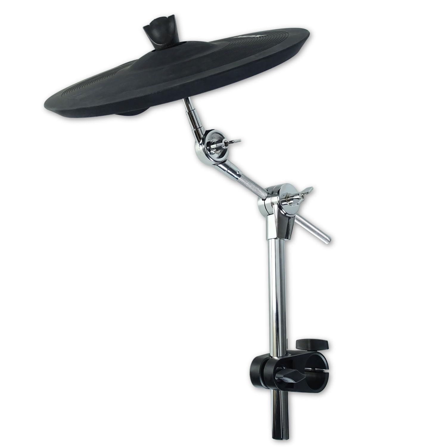 Nux DM8 - Set di piatti E-Drum da 12", con supporto e bacchette keepdrum