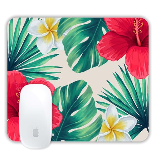 Image of TURTLEWINGS | Mousepad | Floral Aesthetic Mouse Pad - 22x18 cm, 3mm Thick | Abstract Design Non-Slip Rubber Base | Office, Study & Gaming Use | Premium Smooth Surface 02 (Design 06)
