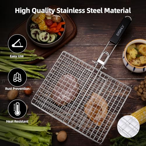 EISINLY Portable Grill Basket