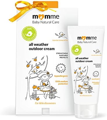 All Weather Outdoor Cream 50ml (SPF 25) 100% Natural Formula, Multi-Care Hypoallergenic Cream for Infants and Children